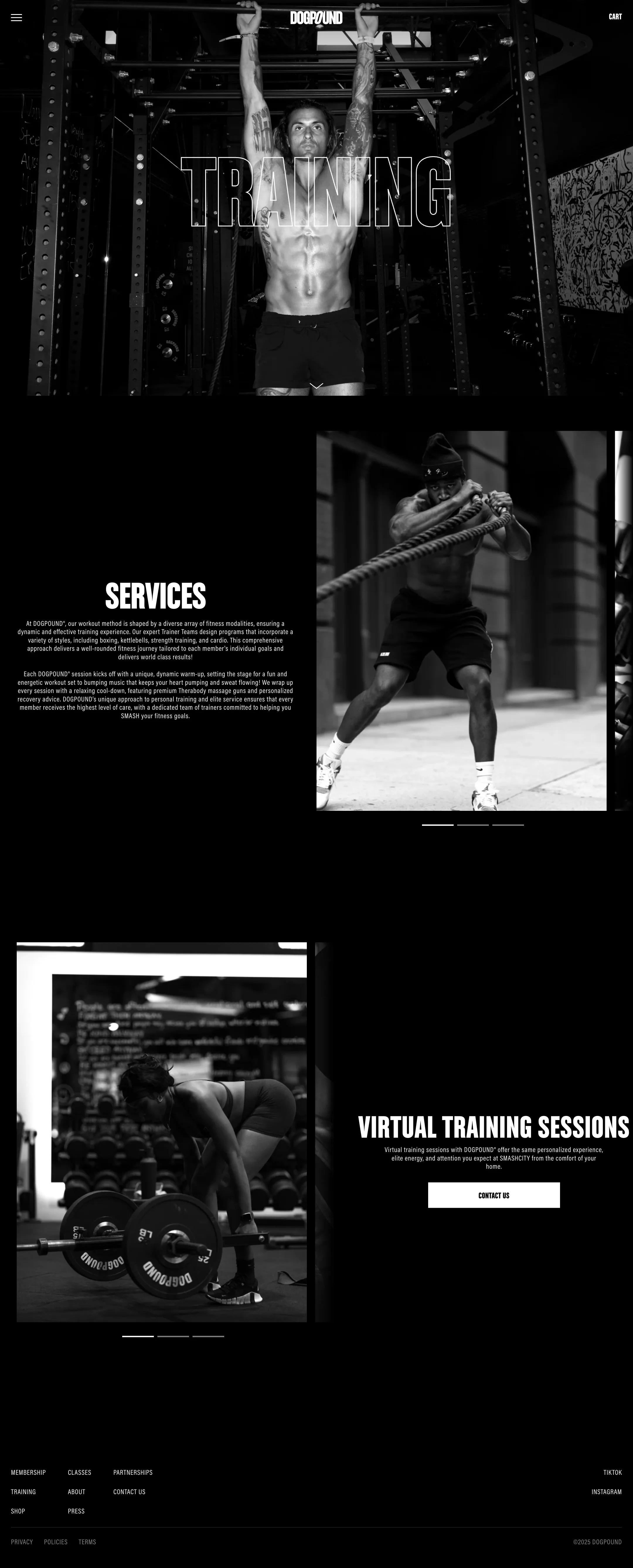 thedogpound.com on desktop